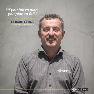 Portrait of Gerard Lyons, General Manager at Keece, supporting strategic leadership and national operations