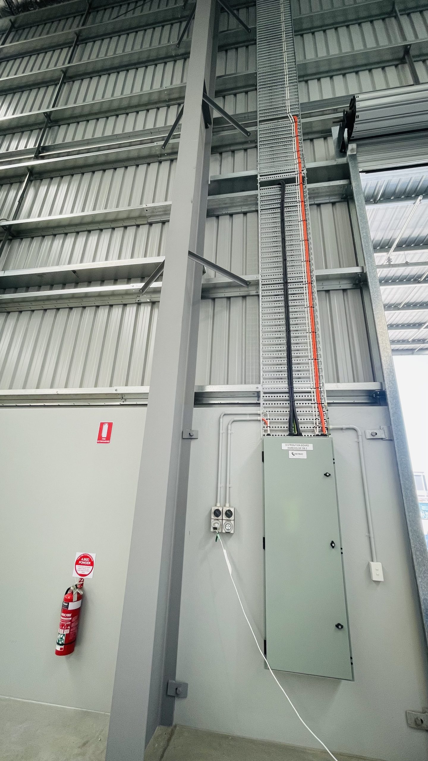 Switchboards at CIP warehouse development