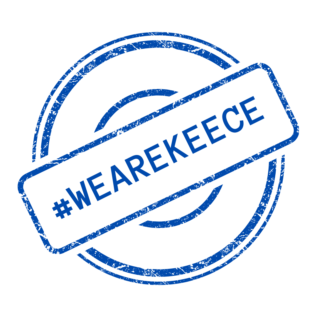we are Keece stamp 