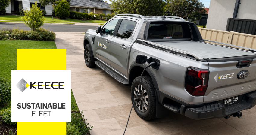 Keece Plug-In Hybrid Ford Wildtrak vehicle supporting sustainable fleet operations across Australia