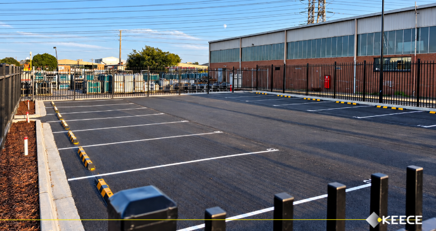 Commercial Carpark Construction bays